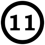 11NumberElevenInCircle