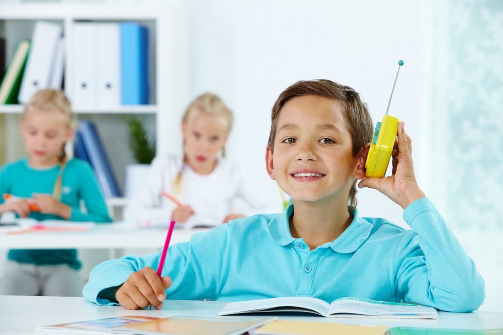 Pupil at lesson