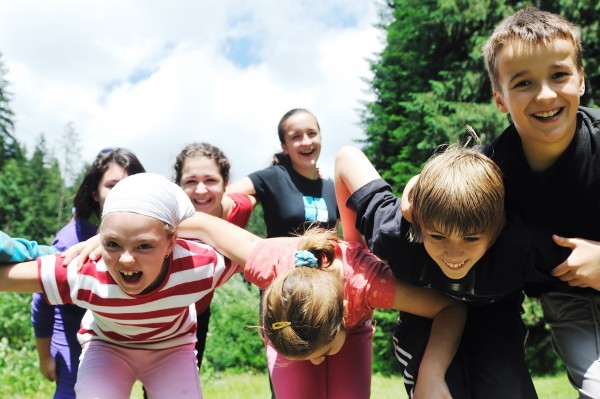 child group outdoor