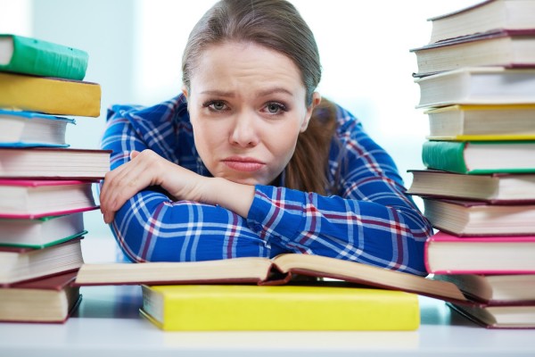 Frustrated student