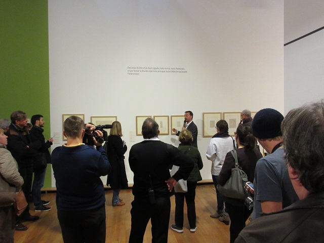 ル・カトー・カンブレジのマティス美術館プレス発表の様子