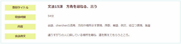 フランス語ビデオ講座
