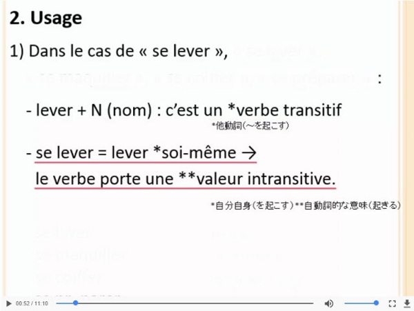フランス語ビデオ講座
