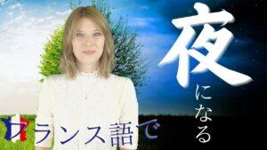Vol.336　「夜になる」をフランス語でどのように言うの？　楽しく学ぶフランス語