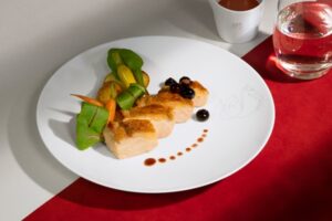 エールフランスのレジス・マルコン氏の料理