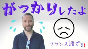 Vol.449　「君の回答にがっかりしたよ」は、なんて言うの？　楽しく学ぶフランス語