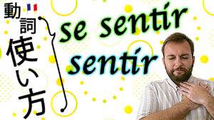 フランス語　動詞「sentir」と「se sentir」の使い方の違い